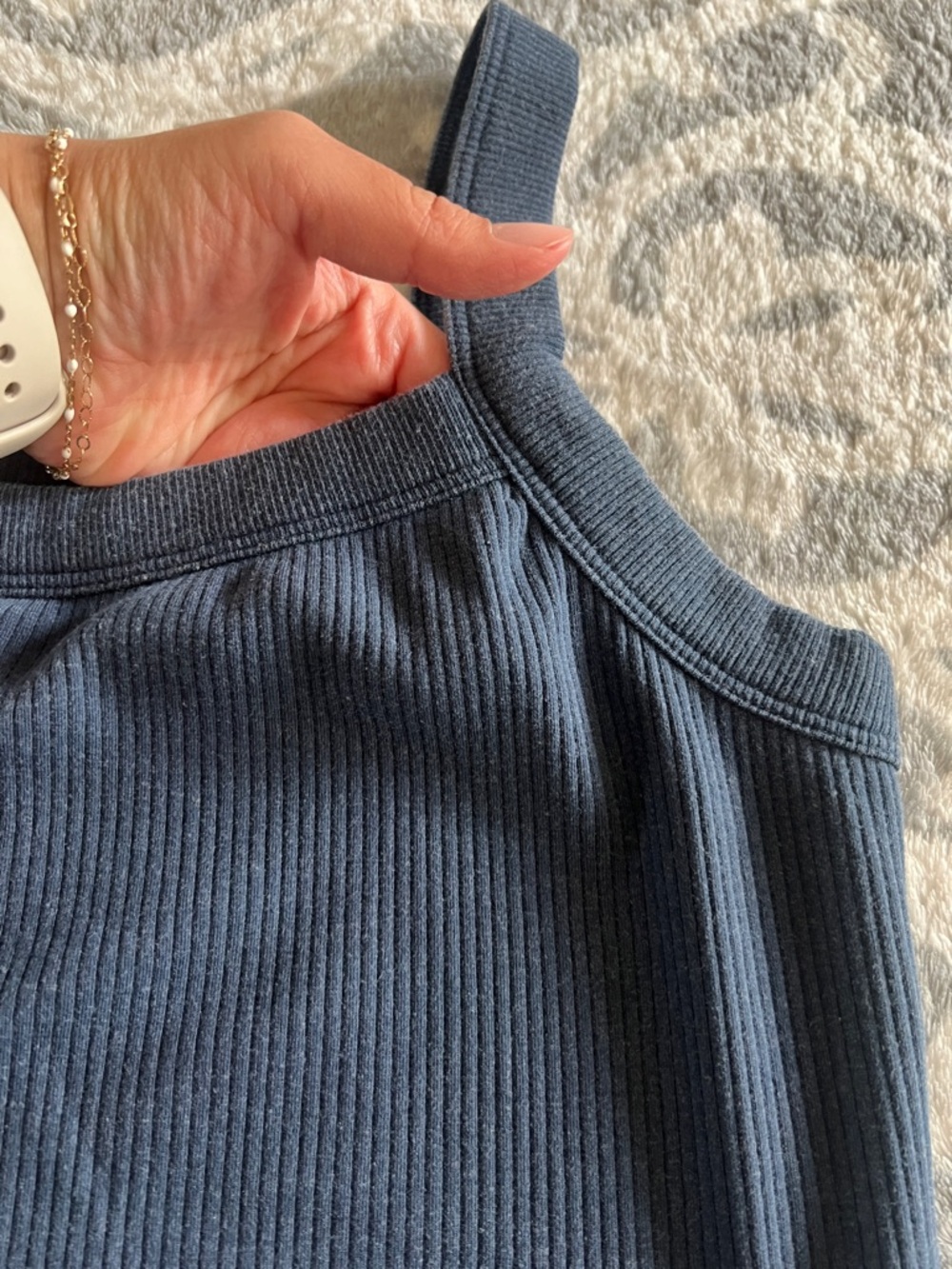 American Eagle Ribbed Tank Top - Picture 3 of 5